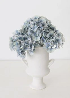Afloral Blue Grey Fake Hydrangea Flower - 20.5