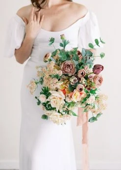 Afloral Green Grey Artificial Spiral Eucalyptus - 40