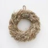 Afloral Dried Flowers Small Natural Dried Grain Grass Wreath - 11-12"