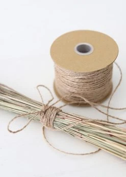 Afloral Tools & Accents Natural Burlap Jute Rope Twine - 100 Yds