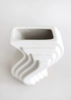 Vases Afloral Nordic Cream White Wave Vase - 8