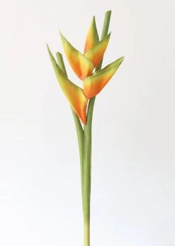 Afloral Orange Artificial Hawaiian Heliconia - 34