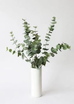 Afloral Green Grey Artificial Spiral Eucalyptus - 40
