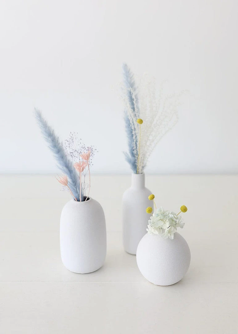 Afloral Petite Colorful Pastel Bouquet Of Dried Flowers - 4-16"