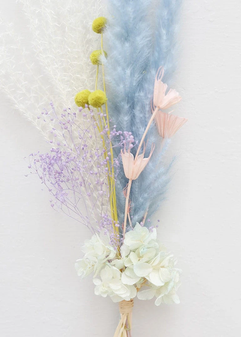 Afloral Petite Colorful Pastel Bouquet Of Dried Flowers - 4-16"