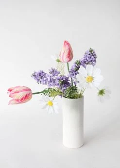 Afloral Tie Dye Pink Artificial Parrot Tulip - 25