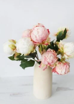 Afloral Artificial Flower Pink Peony Bud - 18