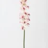 Afloral Artificial Flowers Pink Mauve Fake Cymbidium Orchid - 31"