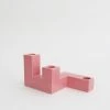 Afloral Pink Modern Geometric Candle Holder - 4" Tools & Accents