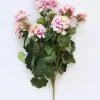 Afloral Pink UV Protected Indoor/Outdoor Fake Geranium Bush - 24"