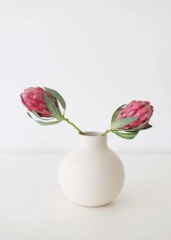 Afloral Artificial Flowers Pink Faux Protea Bud Flower - 18.5