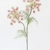 Afloral Artificial Flowers Pink Artificial Queen Anne's Lace - 33"