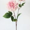 Afloral Fake Flowers Pink Real Touch Dahlia - 23.5"