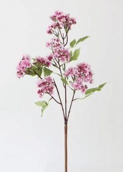 Afloral Pink Artificial Bouvardia Flower Branch - 32"