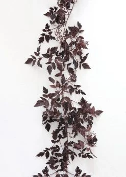 Afloral Artificial Plants Plum Cimicifuga Seeded Garland - 6'