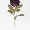 Afloral Eggplant Silk English Cabbage Rose - 25"