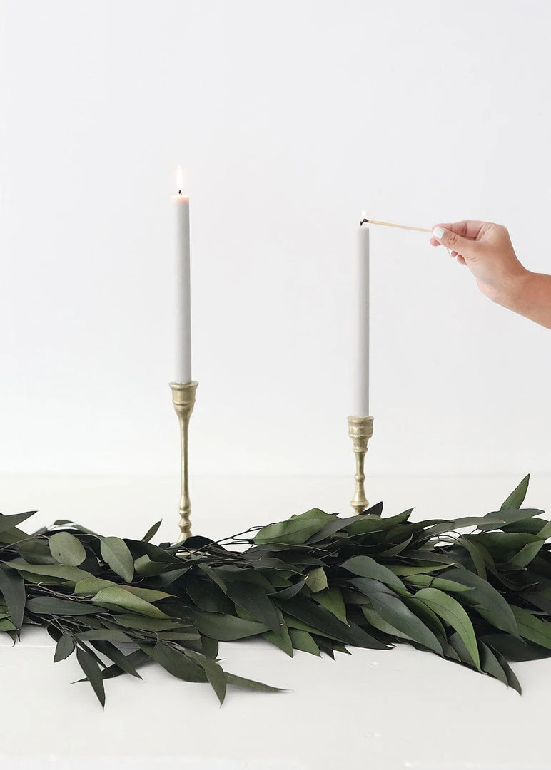 Afloral Set Of 2 Aluminum Candlestick Holders - 7.5-9.5"