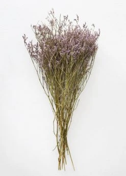 Afloral Natural Dried Purple Statice Flowers - 18-24" Dried Flowers
