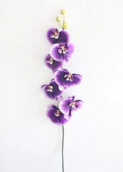 Afloral Faux Phalaenopsis Orchid In Purple - 45