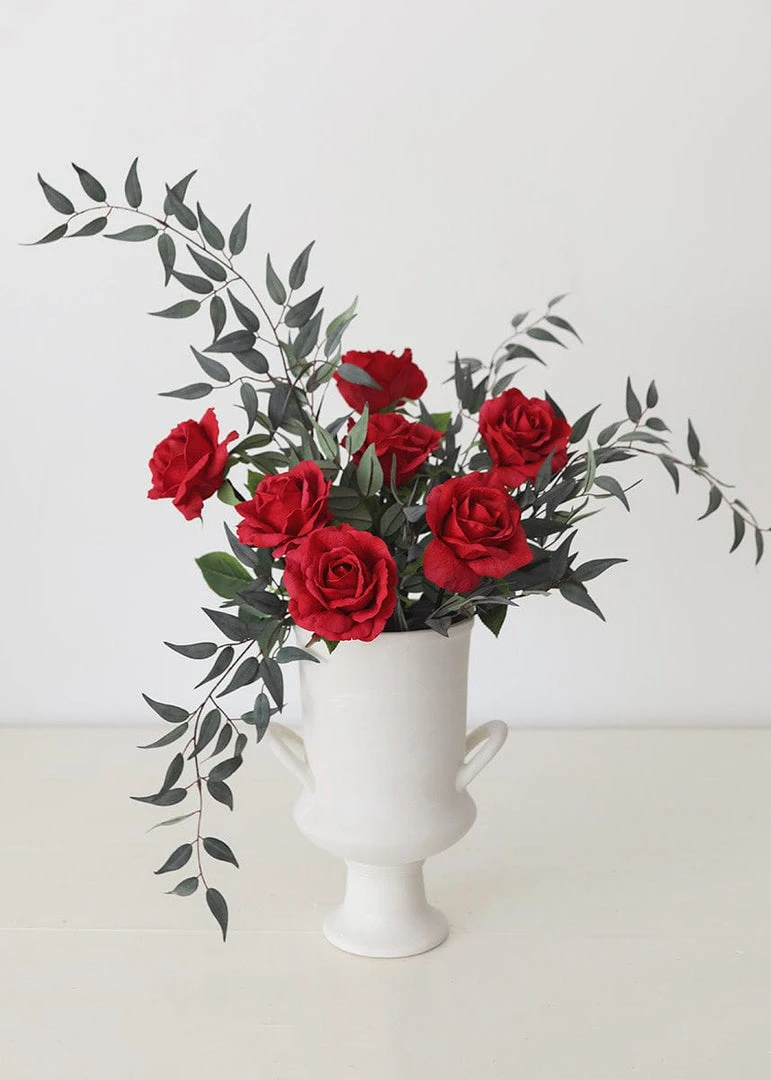 Afloral Artificial Plants Artificial Italian Ruscus Leaf Branch - 36"