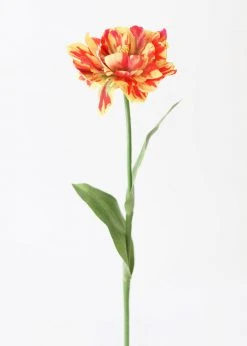Afloral Red Yellow Artificial Tulip Flower - 25"