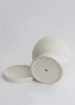 Afloral Vases Ceramic Pot With Saucer And Drainage - 11