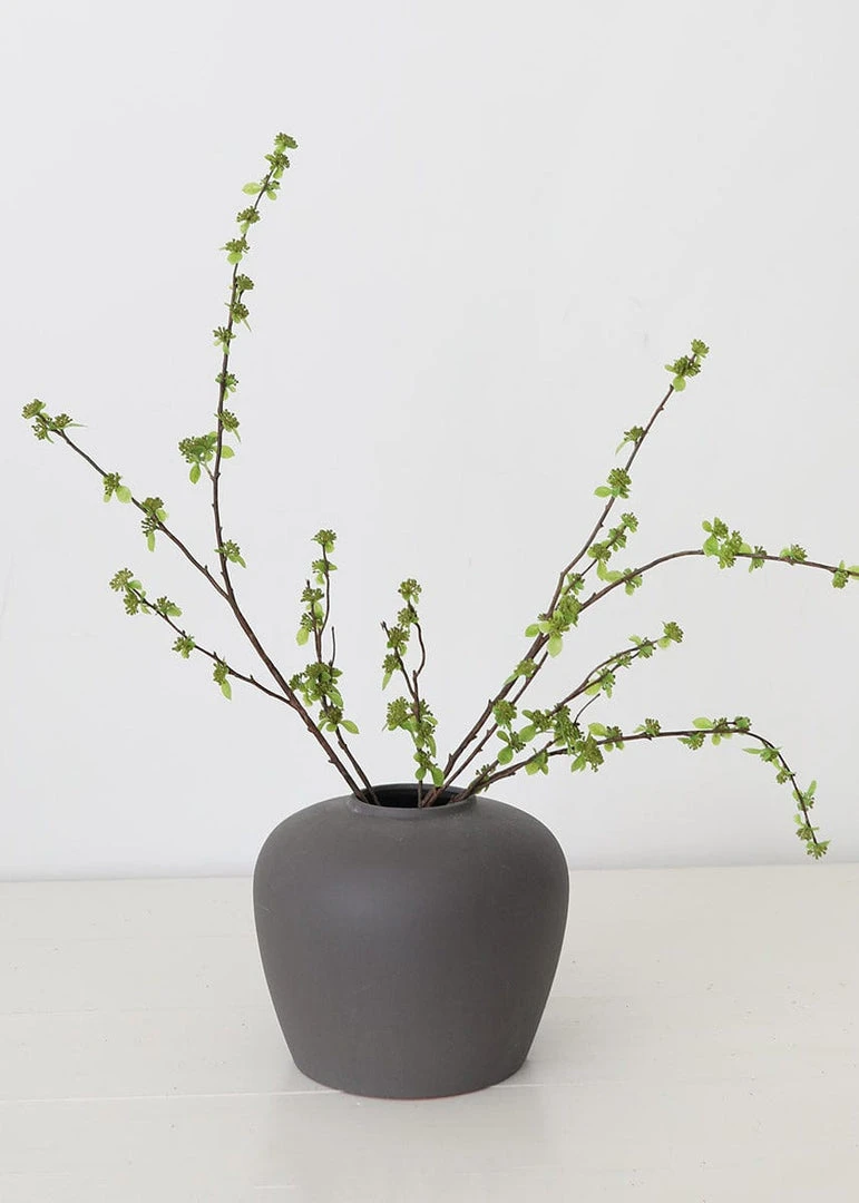 Afloral Artificial Branch With Green Buds - 40"