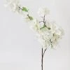 Afloral Artificial Flowers Faux Cherry Blossom In Cream White - 44"
