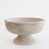 Afloral Vases Whitewashed Compote Bowl - 6.25"