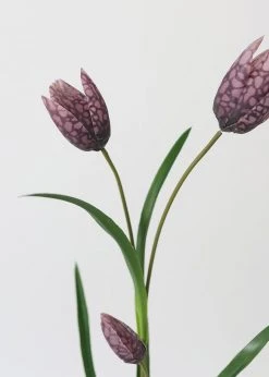Afloral Purple Fritillaria Lily Wildflowers - 27" Artificial Flowers