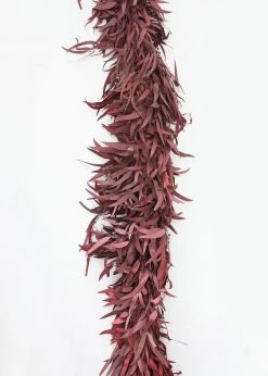 Afloral Burgundy Preserved Eucalyptus Garland - 76