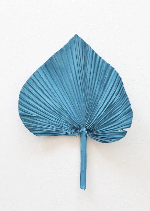 Afloral Blue Dried Palm Spear - 14-16" Dried Flowers
