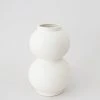 Afloral Matte Ceramic Double Orb Vase - 8"