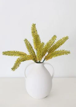 Afloral Green Yellow Fake Flower Agave Bloom - 34.25