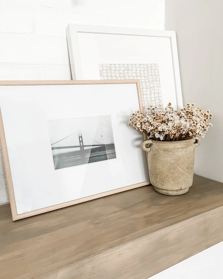 Afloral.com Tuscan Farmhouse Distressed Vase With Handles - 5.5"