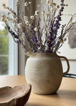 Afloral Larkspur And Daisy Dried Bouquet - 14-18" Dried Flowers