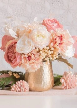 Afloral Artificial Plants Fake Berries Pick In Cream Beige - 9