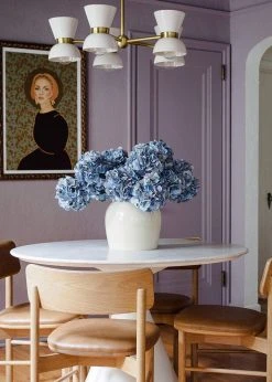 Afloral Blue Hydrangea Silk Flower - 21" Artificial Flowers